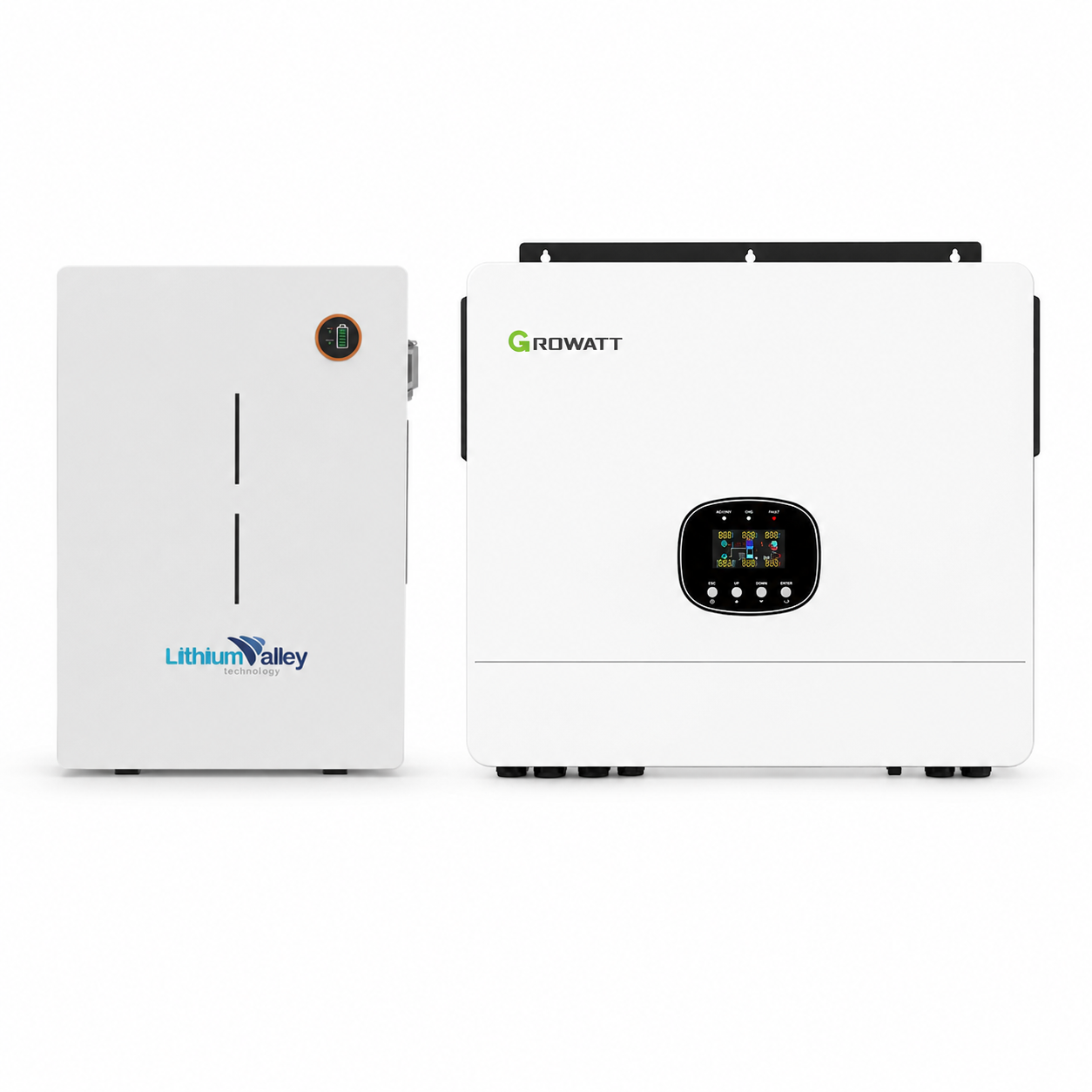 Growatt 12kW Inverter + Lithium Valley 10.24kWh Battery Combo