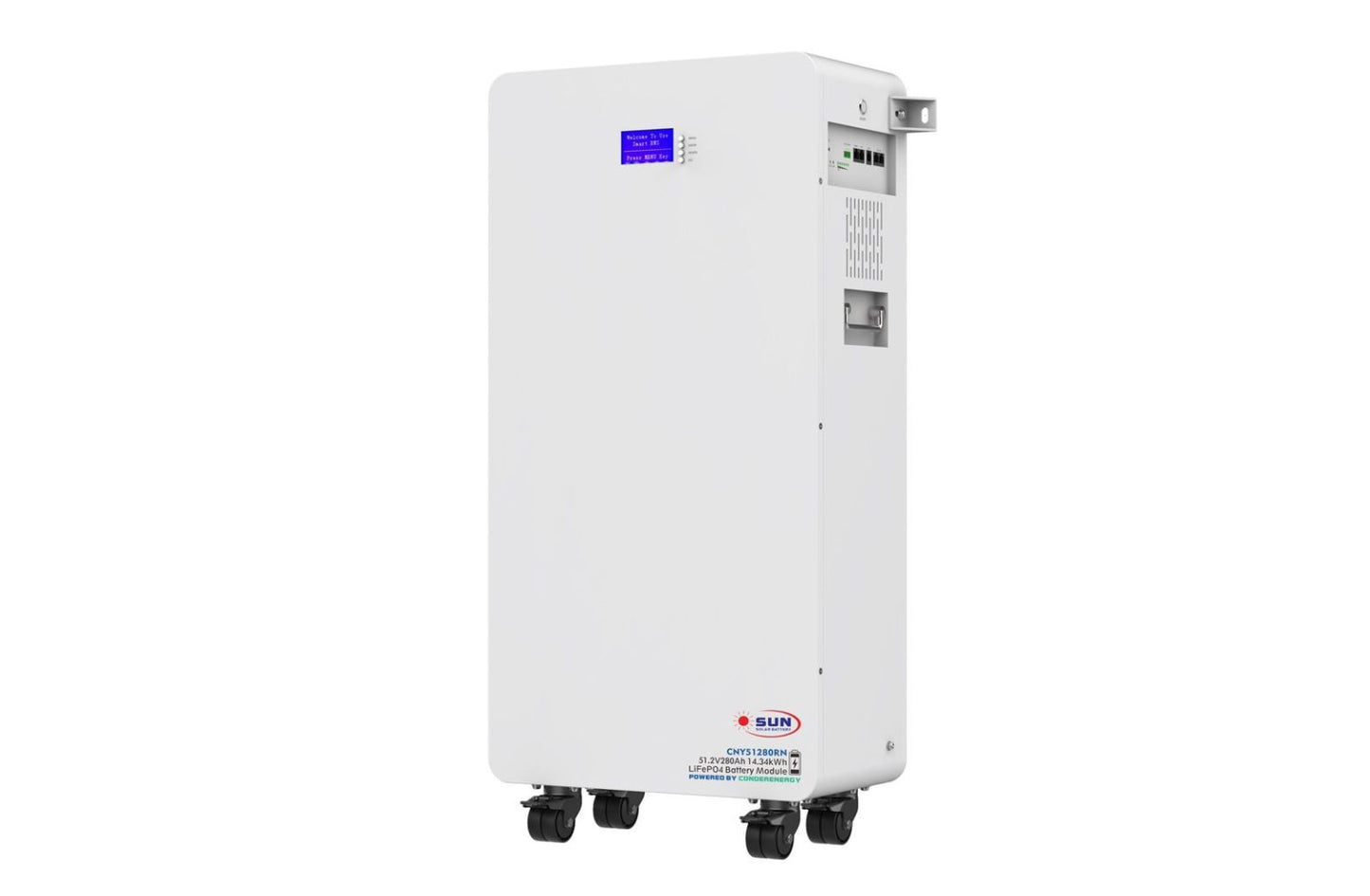 SUN 280AH 14.34KWH A-GRADE LITHIUM LIFEPO4 51.2V CNN51280RN
