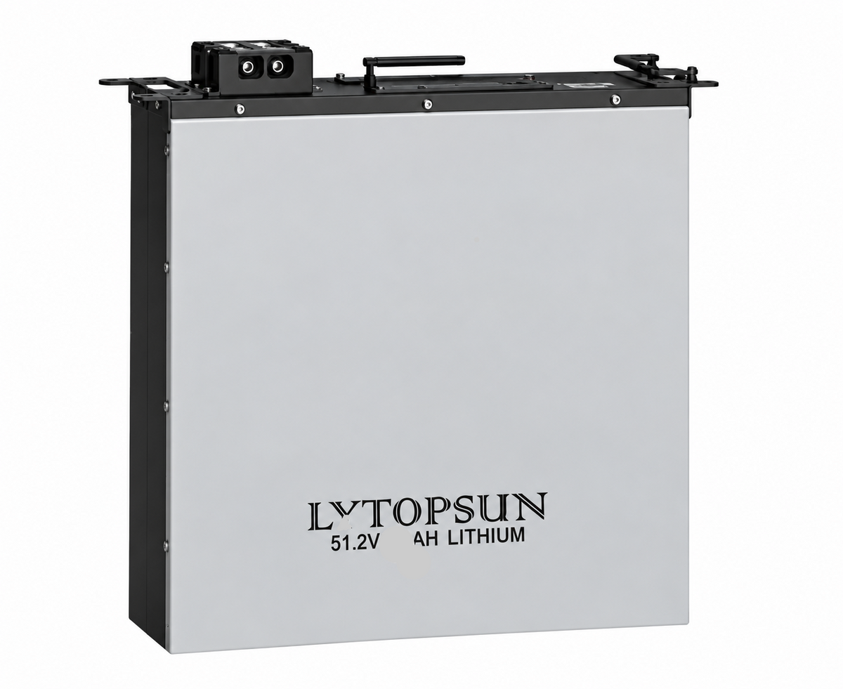 LVTOPSUN 51.2V 100Ah 5.12kWh LiFePO4 Lithium Solar Battery