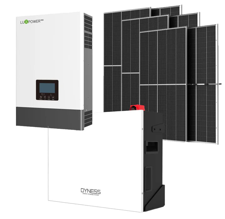 Luxpower 5KVA Inverter and Battery Dyness 5.12KW Lithium Battery + 6X 460W Solar Panels