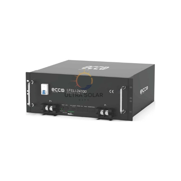 Ecco Solar 25.6V 100ah 2.5kwh Lithium Battery With BMS