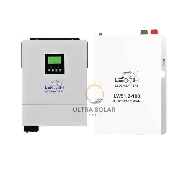6.2kva with 5.12kwh A Grade Lithium Battery Combo-Leoch