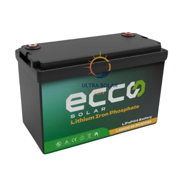 12V 100AH LITHIUM BATTERY GEN 1-ECCO-Ultra Solar City