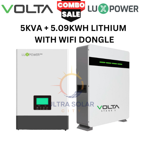 Luxpower SNA5000 5kW – Volta Stage1 5.12kWh