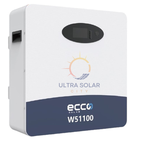 Ecco 51.2v 100ah 5.12kwh Lithium Battery W51100 Wall Mouted