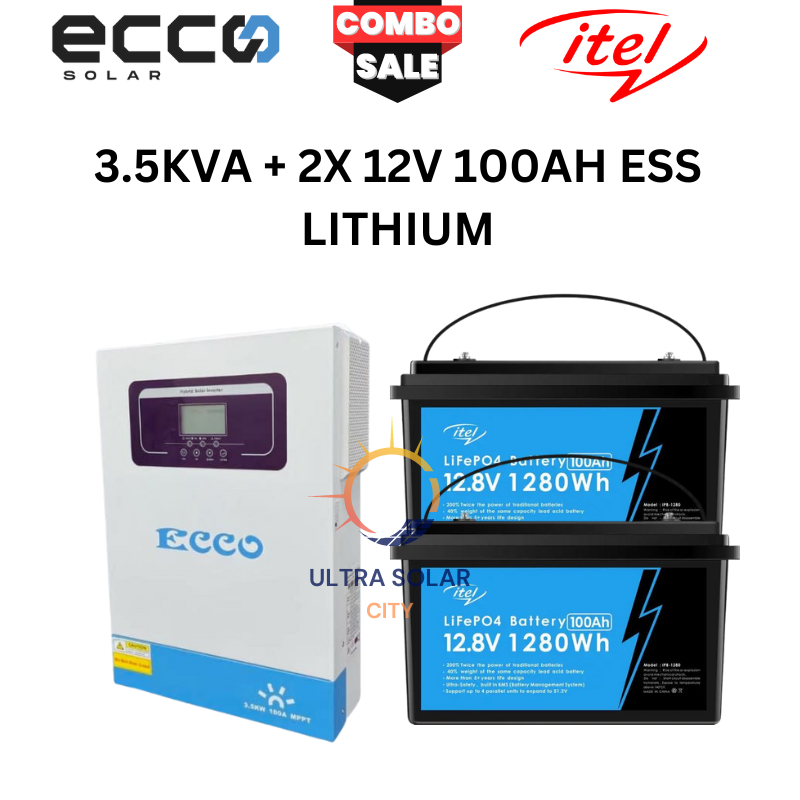 3.5KVA 12V 100AH LITHIUM COMBO