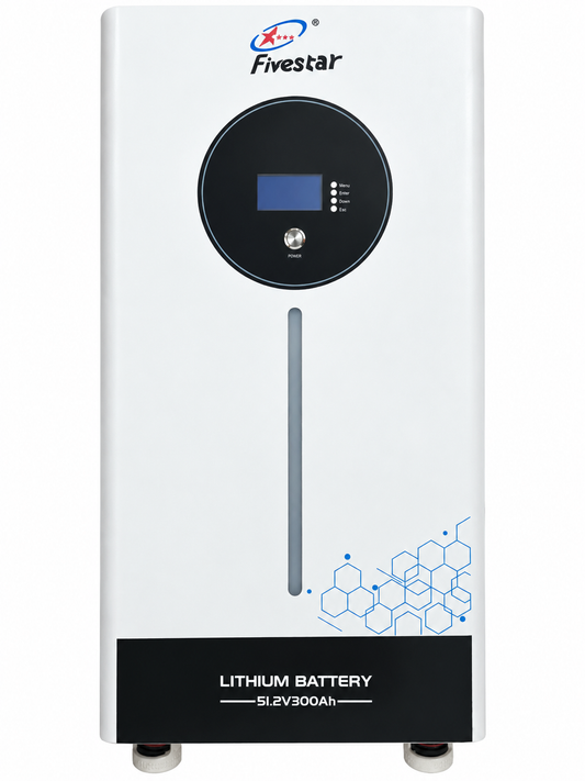 51.2V 300Ah 15.36kWh LiFePO4 Lithium Solar Battery