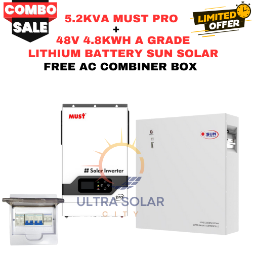 5KVA MUST WITH 4.8KWH A GRADE LITHIUM BATTERY