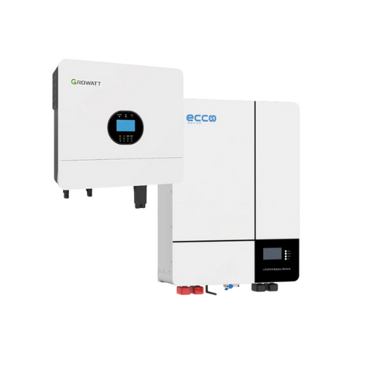 6KW MPPT Growatt Inverter with 5.12KWh Lithium Battery Combo