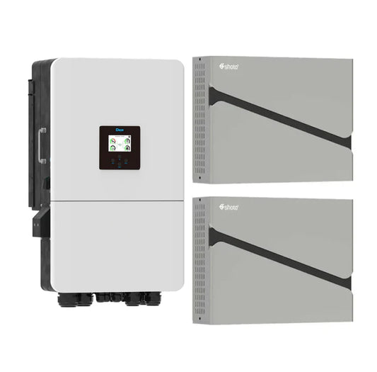 Deye 8KW Battery and Inverter Combo 2 X Shoto 5.12KWh Lithium Batteries