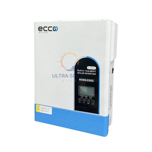 6.2KVA / 6200W Ecco Hybrid Inverter 120A MPPT (Off Grid)-Eccosolar