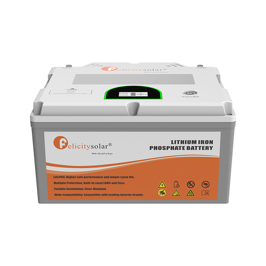 Felicity 24v 100ah 2.56KWH Lithium Battery-FLA24100G2