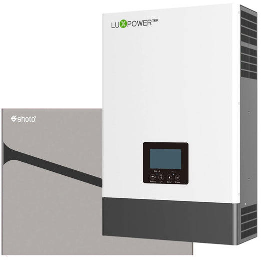 6KVA MPPT Luxpower and Shoto 5.12 KWh Combo