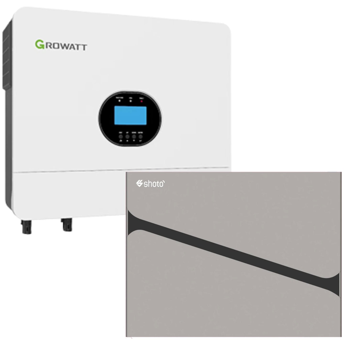 6KW MPPT Growatt Shoto 5.12 Lithium Battery Combo