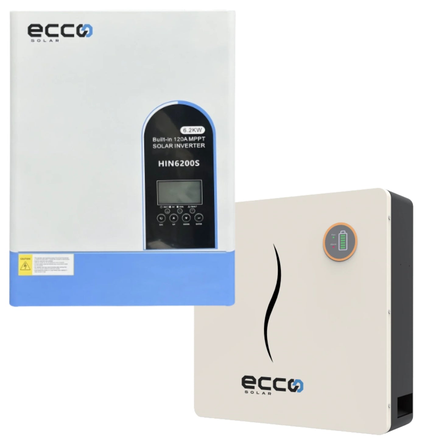 ECCO 11KVA MPPT Pure Sine Wave Load shedding Combo 5.12 KWH ECCO Battery