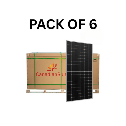 Canadian 460w Mono Solar Panel HiKu6 Mono- Pack of 6