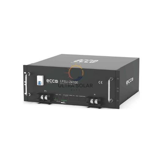 Ecco Solar 25.6V 100ah 2.5kwh Lithium Battery With BMS