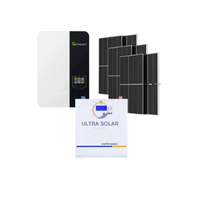 Growatt 5KVA Inverter and Battery Combo SVOLT 51.2V 106Ah 5.43 Battery Plus 6 X 460w Mono Solar Panels
