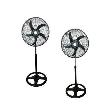 18 inch Adjustable Pedestal Fan - Set of 2