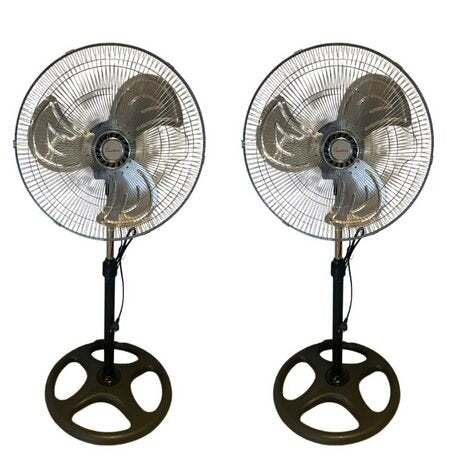 Pack of 2- 18" Energy Saving Floor Stand Fan 60W